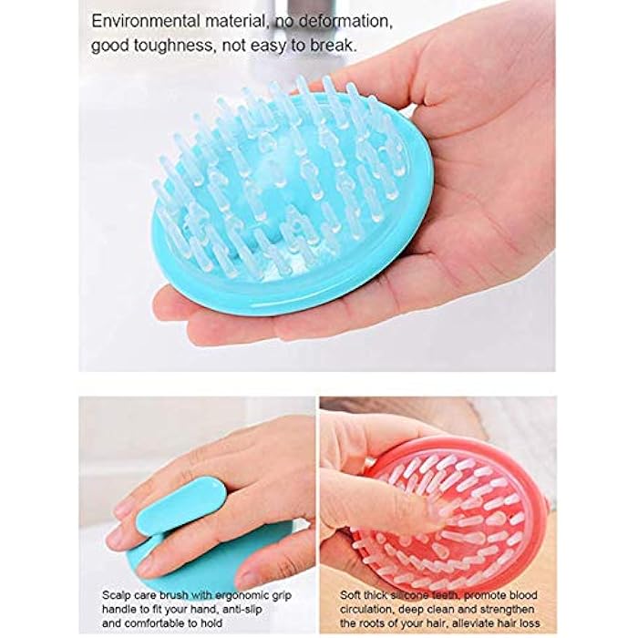 SYOSI Silicone Head Body Shampoo Scalp Massage Brush - Image 3